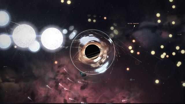 A black hole with a bright, turbulent accretion disk