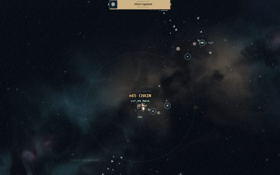The Evolution journey: a young asteroid chaining captures among rival worlds